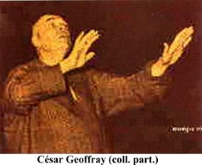 César GEOFFRAY dirigeant la chorale LA BARAKA