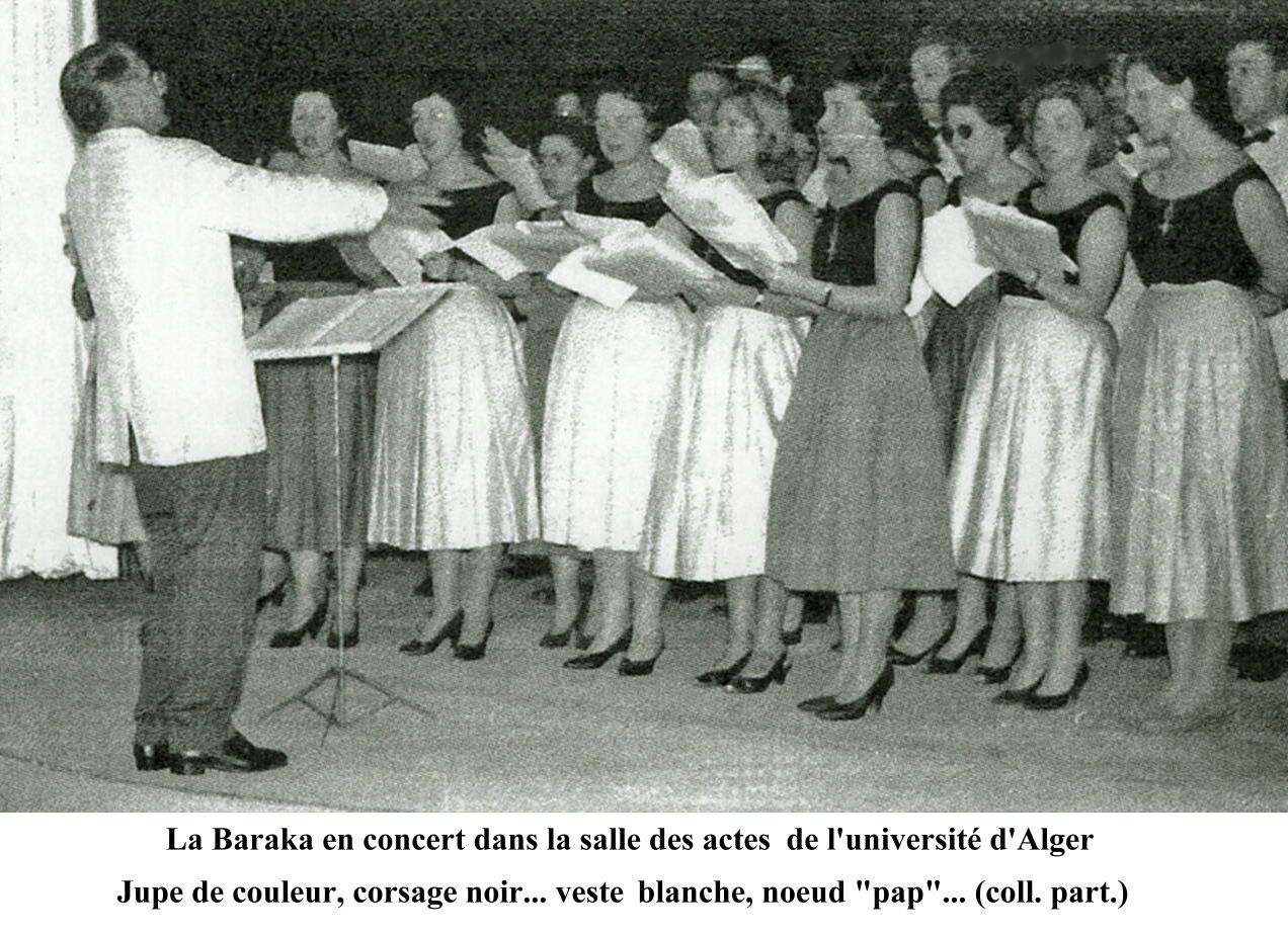 La chorale LA BARAKA en concert à l Université d ALGER