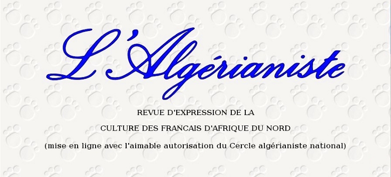                   Revue l'Algérianiste 